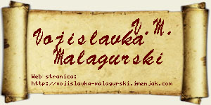 Vojislavka Malagurski vizit kartica